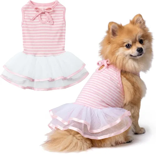 Miniatura 109 de Parisian Pet Chambray - Vestido para perro - Ligero sin mangas para perro, niña, talla XS Chambray en general
