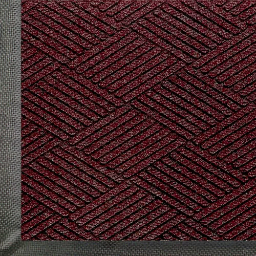 Miniatura 8 de M+A Alfombra de entrada de fibra de poliéster PET para interior/exterior, reverso de goma SBR, 3/8 pulgadas de grosor, Negro humo