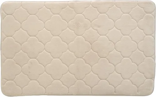Miniatura 3 de Tapete de baño de espuma viscoelástica bordada con tecnología Water Shield, 17 x 24 pulgadas, angora