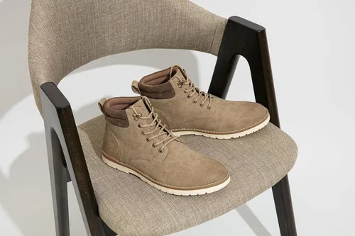 Miniatura 2 de Vostey Botas de senderismo impermeables para hombre, botas chukka casuales para hombres