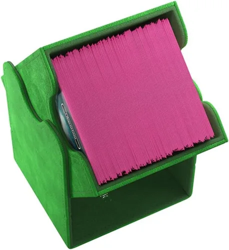 Miniatura 3 de Caja de cubierta GameGenic – Squire XL Verde 100CT – Almacenamiento de tarjetas TCG, OCG, CCG duradero y resistente – Compatible con Pokemon
