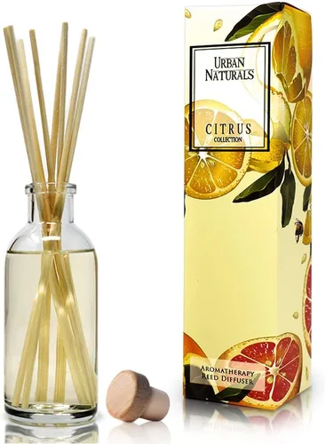 Miniatura 24 de Urban Naturals Amber & Lavender - Juego de difusor con varillas aromáticas Colección de aromaterapia (Awaken + Renew) Mind & Body Ambientador