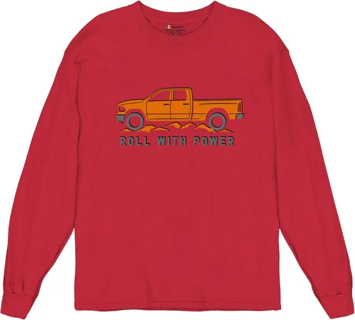 Miniatura 94 de Tee Hunt Camisetas gráficas y camisetas sin mangas para hombre Roll with Power Pickup Truck