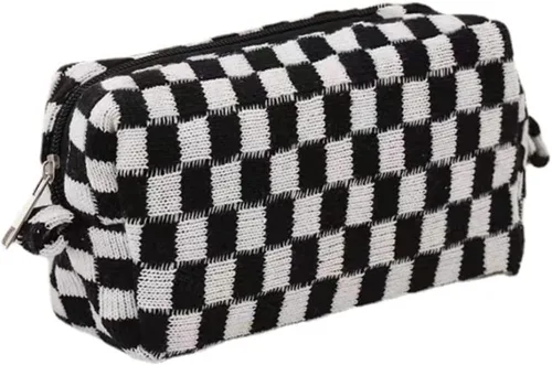 Pequeña bolsa de cosméticos, bonita bolsa de maquillaje Y2k, accesorios estéticos, bolsa de maquillaje Y2K, bolsa de cosméticos para bolso