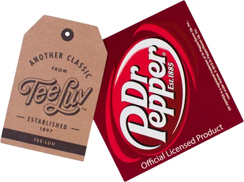 Miniatura 7 de Tee Luv Men's Dr Pepper Trust Me I'm A Dr Faded Soda Logo Shirt