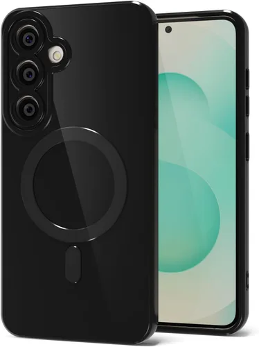 Miniatura 102 de Svanove para Samsung Galaxy S22 Funda de teléfono de silicona magnética, compatible con Magsafe, linda para mujeres, brillante color brillante, gel