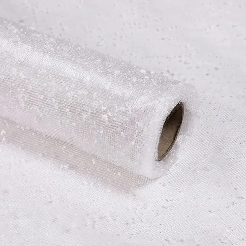 Miniatura 15 de Papel de Regalo de Flores de 19.7 pulgadas x 4 yardas, Malla de Hilo de Red con Puntos de Nieve para Empaque de Ramos de Florista para Fiestas DIY