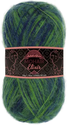 Miniatura 104 de JubileeYarn Mohair Elixir Yarn - 50g/Skein Baby Wool Blend - Cosmopolitan - 1 Skein