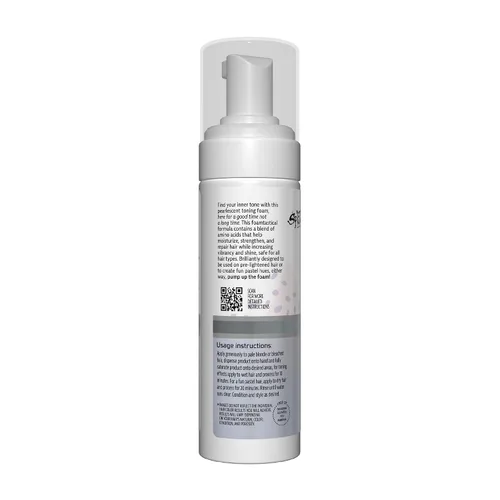 Miniatura 3 de Splat Espuma tonificante brillante, rubio platino, 5 onzas, el tóner para el cabello dura hasta 10 lavados, la espuma acondicionadora ligera aumenta