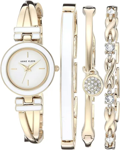 Miniatura 7 de Anne Klein - Juego de reloj de brazalete para mujer y pulsera acentuada con cristales premium