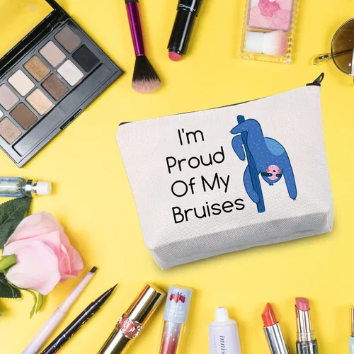 Miniatura 5 de G2TUP Bolsa de cosméticos Pole Dance - Estuche de maquillaje multifunción - I'm Proud Of My Moretones - Uso de viajes y maquillaje, Orgulloso De Mis