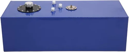 Miniatura 11 de Kit de Tanque de Combustible de Aluminio Celda de Combustible de 15 Galones Universal 57L Pulido Carreras Calle Drift Strip Tanque de Combustible