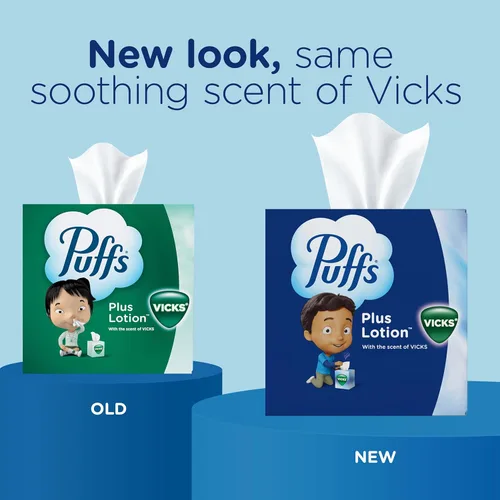 Miniatura 2 de Puffs Plus Loción con pañuelos faciales Vicks, 4 cajas, 48 pañuelos por caja (192 pañuelos)