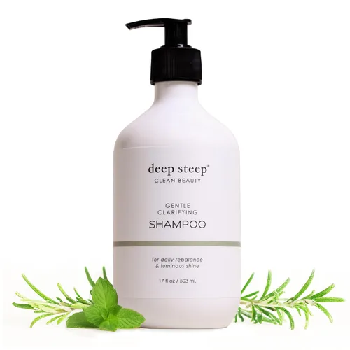 Miniatura 10 de Deep Steep High Shine - Champú de aceite de coco, 17 onzas, champú hidratante con aloe vera, aceite de argán, proteína de arroz y glicerina, sin
