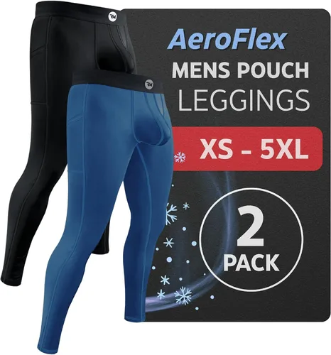 Miniatura 29 de Real Men ABCD Pouch - Pantalones de compresión para hombre, paquete de 1, 2 y 3, leggings para hombre, pantalones de yoga, medias, capa base
