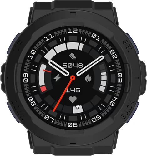 Miniatura 4 de TenCloud Funda compatible con Amazfit Active Edge (A2212) (sin protector de pantalla) diseñada para Amazfit Active Edge Watch Round