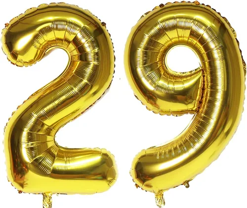 Miniatura 33 de Globos digitales dorados de 40 pulgadas, con número 10, globos de helio para decoraciones de fiesta de cumpleaños y suministros para decoración