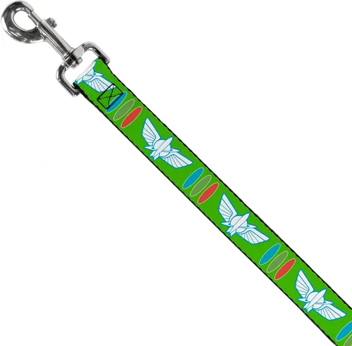 Miniatura 2 de Correa para perro Toy Story Buzz Lightyear Bounding Space Ranger Logo Botones 4 pies de largo 1.0 pulgadas de ancho