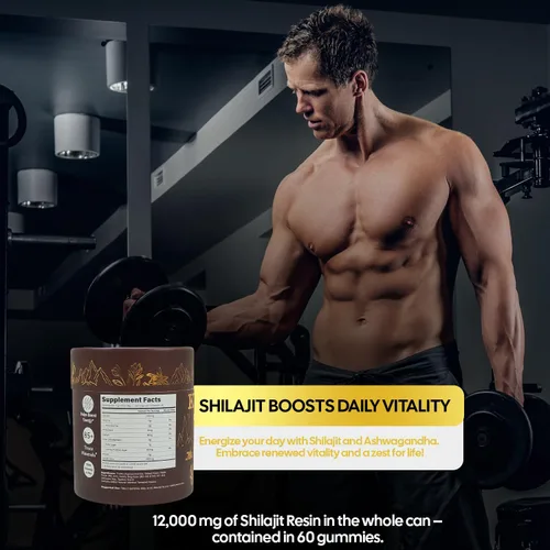 Miniatura 5 de Gomitas Shilajit - (60 gomitas) - 75% más de ácido fúlvico - Shilajit de origen del Himalaya - Energía, bienestar y apoyo inmunológico