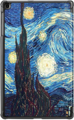 Miniatura 9 de Fintie SlimShell - Funda para Samsung Galaxy Tab A 10.1 2019 modelo SM-T510/T515/T517, funda ultradelgada y ligera, diseño de noche estrellada