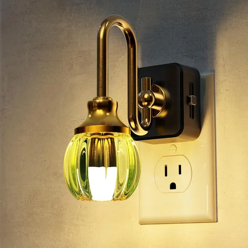 Miniatura 22 de L LOHAS LED - Luces nocturnas enchufables en la pared, temperatura de color ajustable 3000K/4000K/5000K, luz nocturna de burbujas con sensor