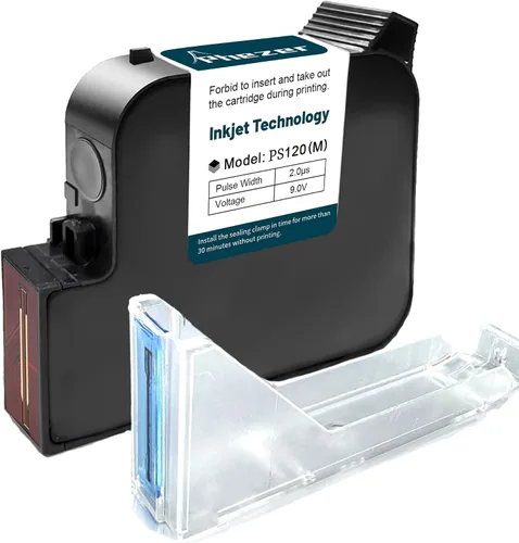 Miniatura 13 de Phezer Cartucho de tinta solvente de secado rápido original de repuesto PS100 impresora de inyección de tinta portátil y mini impresora de inyección