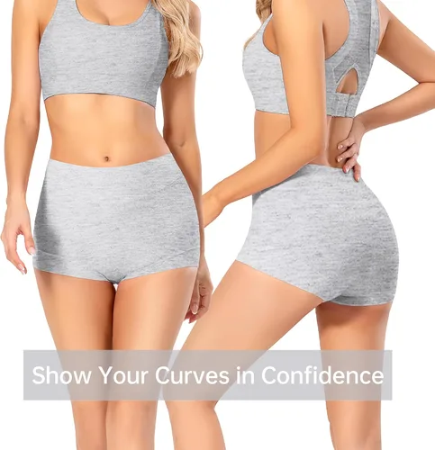 Miniatura 5 de Migbean Ropa interior de cintura alta para mujer, ropa interior para mujer, bragas para mujer, ropa interior de talla grande para mujer, bragas