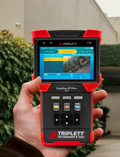 Miniatura 15 de Triplett 8071 CamView IP Pro+ CCTV Cámara Probador con servidor DHCP incorporado - IP, NTSC/PAL, AHD, TVI