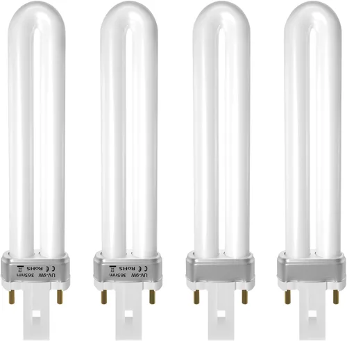 Shootingstar Paquete de 4 bombillas de repuesto 21050 de 9 W compatibles con Dynatrap DT3009 DT3019 DT3039 trampa de mosquitos para insectos para