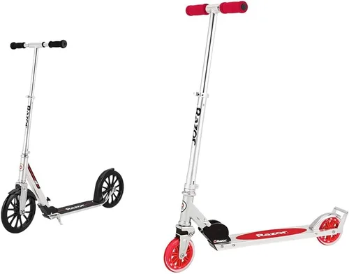 Miniatura 11 de Razor Patinete A6 Kick para niños de 8 años en adelante, manillar extra alto y cubierta más larga, ruedas de uretano de 10 pulgadas, tecnología