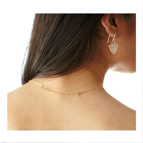 Miniatura 2 de Extensores de collar de oro, extensores de cadena de oro de 14 quilates con cierre de langosta, cadenas de extensión de collar, pulsera y tobillera