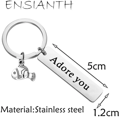Miniatura 2 de ENSIANTH Regalo inspirado en programas de televisión, adorar a los fanáticos de la película, regalo de amistad, joyería para parejas, plateado