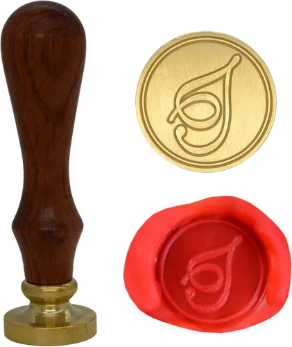 Miniatura 10 de Wax Seal Stamp Letter A-Z, Alphabet Initial Sealing Stamp for Christmas & Thanksgiving Cards, Wedding Invitation W-S-2 (Letter A)