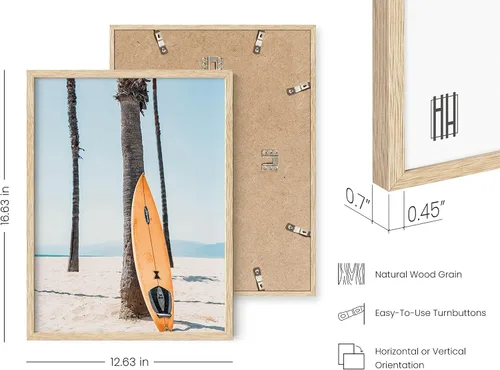 Miniatura 3 de HAUS AND HUES Arte de surf y fotos de playa, póster de palmeras, arte de pared de palmeras de California, decoración de habitación de surfistas