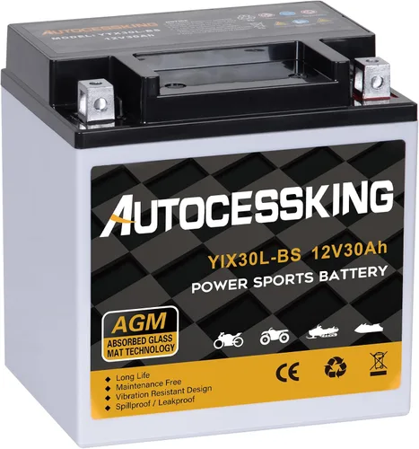 Miniatura 9 de Autocessking YTX4L-BS - Batería de motocicleta de 12V 3Ah recargable, libre de mantenimiento, sellada AGM, batería de reemplazo para Powersport, ATV