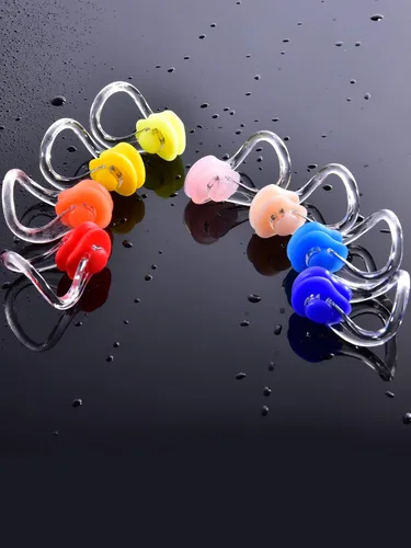 Miniatura 6 de SATINIOR Tapones nasales para natación, clip de nariz, tapón de silicona para natación, surf, protector impermeable para natación y entrenamiento