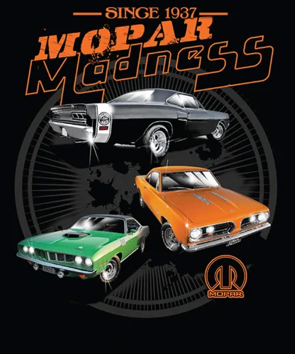 Miniatura 2 de JH Design Mopar Madness - Camiseta de manga corta para hombre