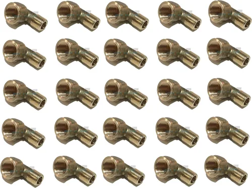 Miniatura 4 de Codo de calle reductor de 90 grados de latón forjado 1/2 pulgada hembra NPT X 3/8 pulgadas macho NPT combustible, aire, agua, aceite, gas, WOG