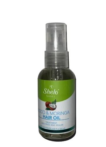Miniatura 2 de Sheló NABEL Aceite para el cabello de coco y moringa, antiencrespamiento 2.20 fl oz.