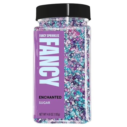 Miniatura 5 de Fancy Sprinkles Enchanted Fancy Sugar - Cristales de azúcar perlados de color azul pastel, rosa, morado y lavanda, 1 paquete (4.6 onzas)