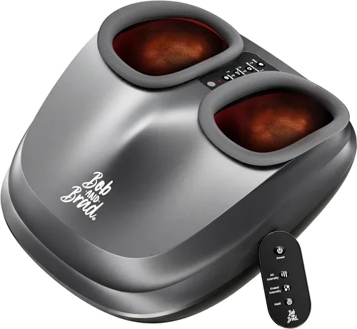 Miniatura 12 de BOB AND BRAD Masajeador de pies con calor y control remoto, Elegible para FSA Elegible para HSA, máquina masajeadora de pies Shiatsu con masaje