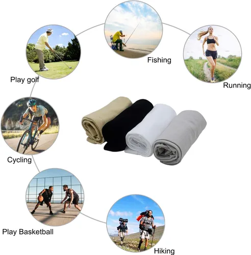 Miniatura 5 de LiXiongBao 4 pares de mangas de protección solar UV, UPF 50 manga de compresión deportiva refrescante para mujeres, hombres y adolescentes, suave
