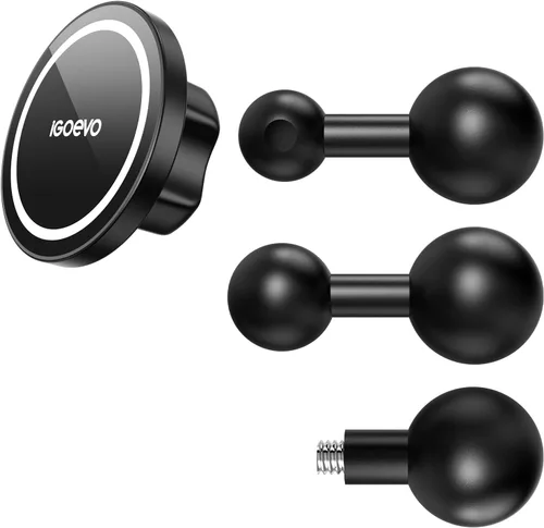Miniatura 13 de Adaptador de bola de tamaño B de 1 pulgada a tornillo de 1/4"-20 – Convertidor de montaje de cámara, se adapta a bases de bola estándar de 1