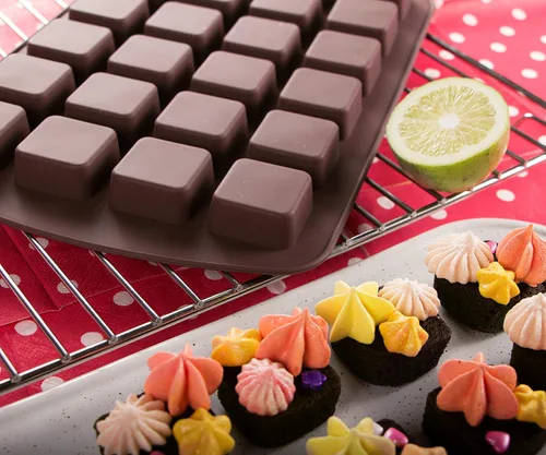 Miniatura 6 de Webake - Moldes de silicón para chocolate, molde para hornear para gelatina, bombas de grasa de Keto, Marrón