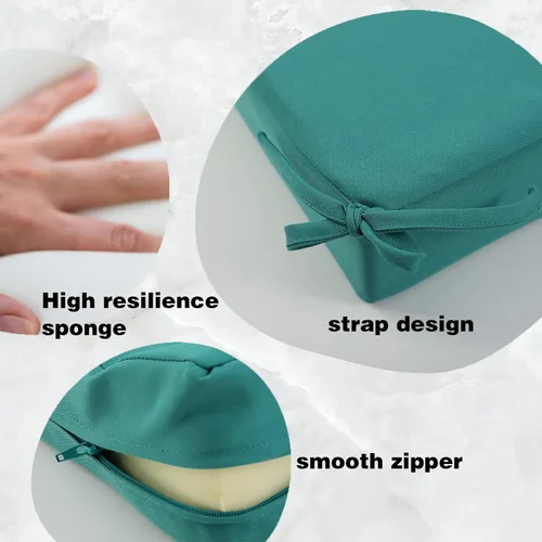 Miniatura 8 de idee-home Cojín de banco para exteriores impermeable, cojines de banco para muebles de exterior, almohadilla de asiento de repuesto para columpio