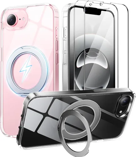 Miniatura 97 de Funda magnética diseñada para iPhone 11 Pro Max, [probada en caídas de grado militar] [compatible con MagSafe] Funda protectora delgada translúcida