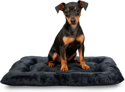 Miniatura 18 de Cama para Jaula de Perros Lavable para Perros XXS, de Lujo, de Piel Sintética Gruesa, Esponjosa, Cómoda, Almohadilla de Jaula Antideslizante, Tapete