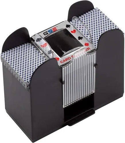 GSE Games & Sports Expert Barajador Automático de 6 Barajas, Máquinas Mezcladoras Operadas con Batería para Cartas de Juego, Blackjack, Texas 6-deck