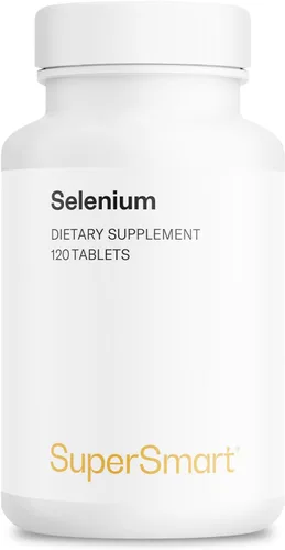 SuperSmart - L-Selenometionina 200mcg por día (suplemento de selenio) - Alta absorción - Oligomineral esencial | Sin OMG y sin gluten - 120 tabletas
