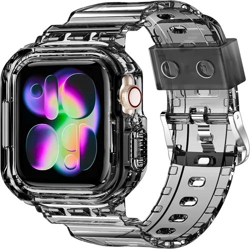 Miniatura 57 de XYF Compatible con correas cristalinas para Apple Watch de 1.929 in, 1.811 in, 1.772 in, 1.732 in, 1.654 in, 1.614 in, 1.575 in, 1.496 in, funda